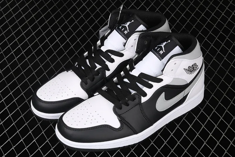 All categories Air Jordan Jordan series basketball shoes Air Jordan 1 Mid Air Jordan 1 Mid AJ1 Joe 1 gray shadow mid-top versatile casual sports shoes 554724-073